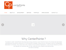 Tablet Screenshot of centerpointe-dev.com